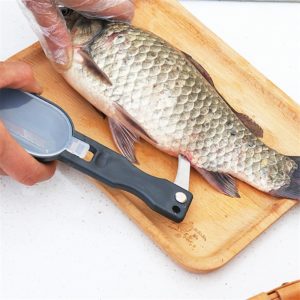 1pc Fish Skin Brush Scraping Fishing Scale Brush Kitchen Accessories Fish Knife Cleaning Peeler Kitchen Gadgets Useful Scraper.Q