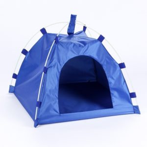 2020 Summer Pet Tent Four-corner Tent Folding Kennel Sleeping Bed Waterproof Detachable Pet Outdoor Cats Dogs Travel Supplies