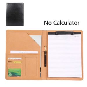 A4 Clipboard Multi-Function Filling Products Folder for Documents School Office Supplies Organizer Leather Portfolio