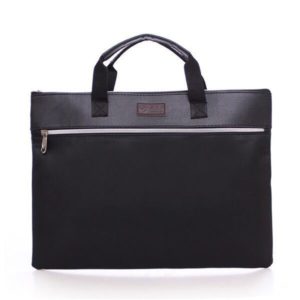 A4 Filing Product PU Leather File Folder Luxury Business Document Bag Meeting Handbag Tote Zipper Office Briefcase Case Supplies