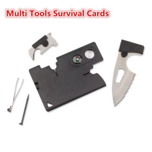 Dropshipping New 9 in 1 Portable Durable Card Knife Tactical EDC Tool Outdoor Sports Camping Survival Self-defense Equipment