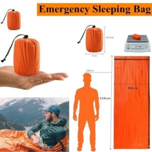 Outdoor  Life Bivy Emergency Sleeping Bag Thermal Keep Warm Waterproof Mylar First Aid Emergency Blanke Camping Survival Gear