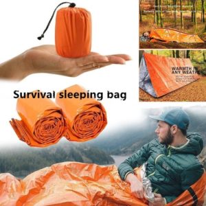 Outdoor  Life Bivy Emergency Sleeping Bag Thermal Keep Warm Waterproof Mylar First Aid Emergency Blanke Camping Survival Gear